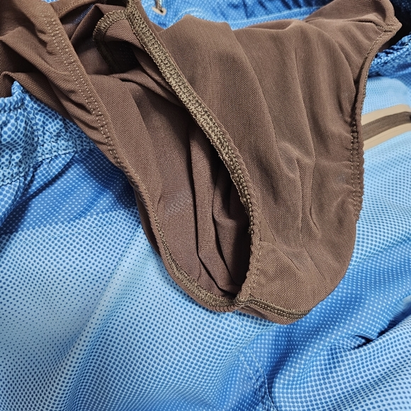 Mack Weldon Swim Shorts Trunks Men's Size Large Blue - Picture 10 of 10